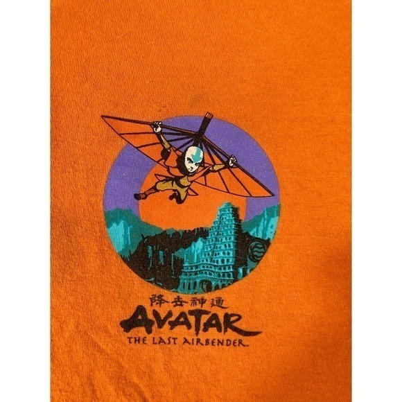 Mens S Orange Shirt Avatar The Last Airbender Tee Graphic Print Casual Fashion - Picture 8 of 11